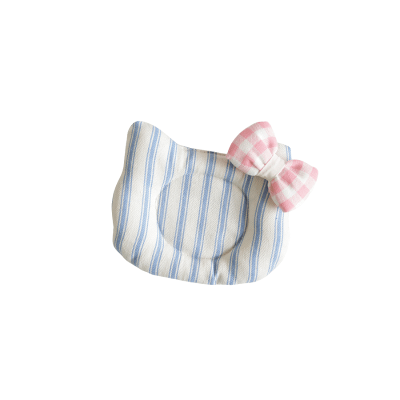 Blue Kawaii Cat Ear Bow Coaster
