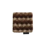 Felted Wool Coasters Chocolate Brown
