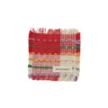 Handwoven Fringe Coasters red