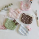 Kawaii Cat Ear Bow Coaster