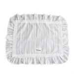 Ruffled White Lace French Cottagecore Placemat