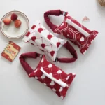 Valentine Heart Hanging Tissue Holder Pouch