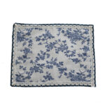 Vintage Blue Floral Lace Placemat