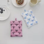 Bow-Embellished Fabric Coaster