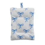 Bow-Embellished Fabric Coaster
