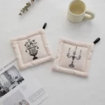 Vintage Line Art Coasters