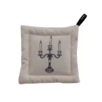 Vintage Line Art Coasters Candelabra Design