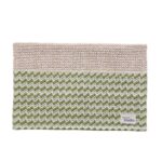 Zigzag Weave Mat Green