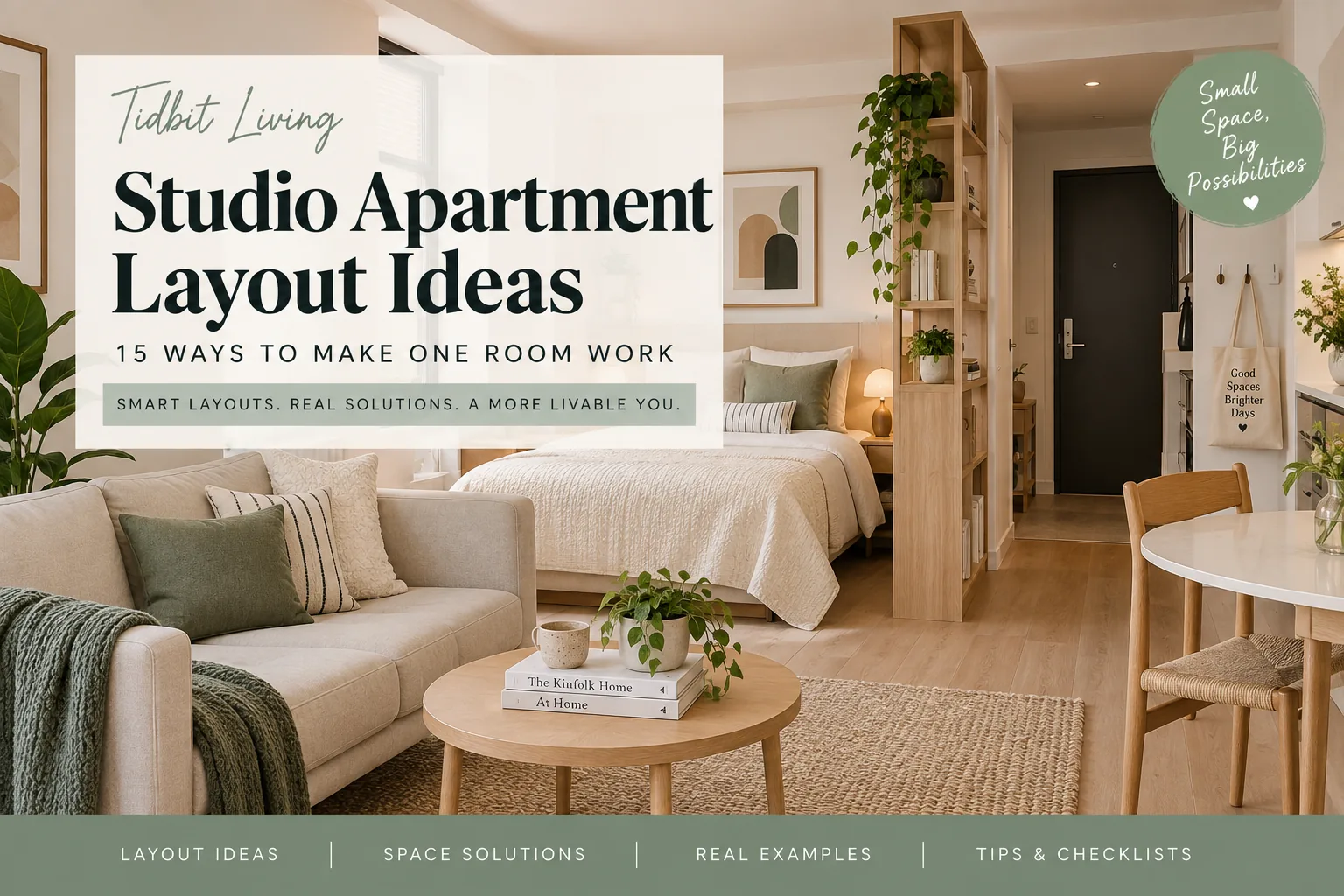 studio apartment layout ideas
